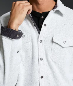 Tops | Outpost Makers Flannel Athletic Shirt Grey