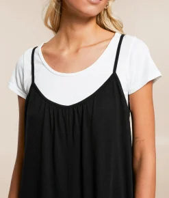 Z Supply Flared Jumpsuit Black Sale
