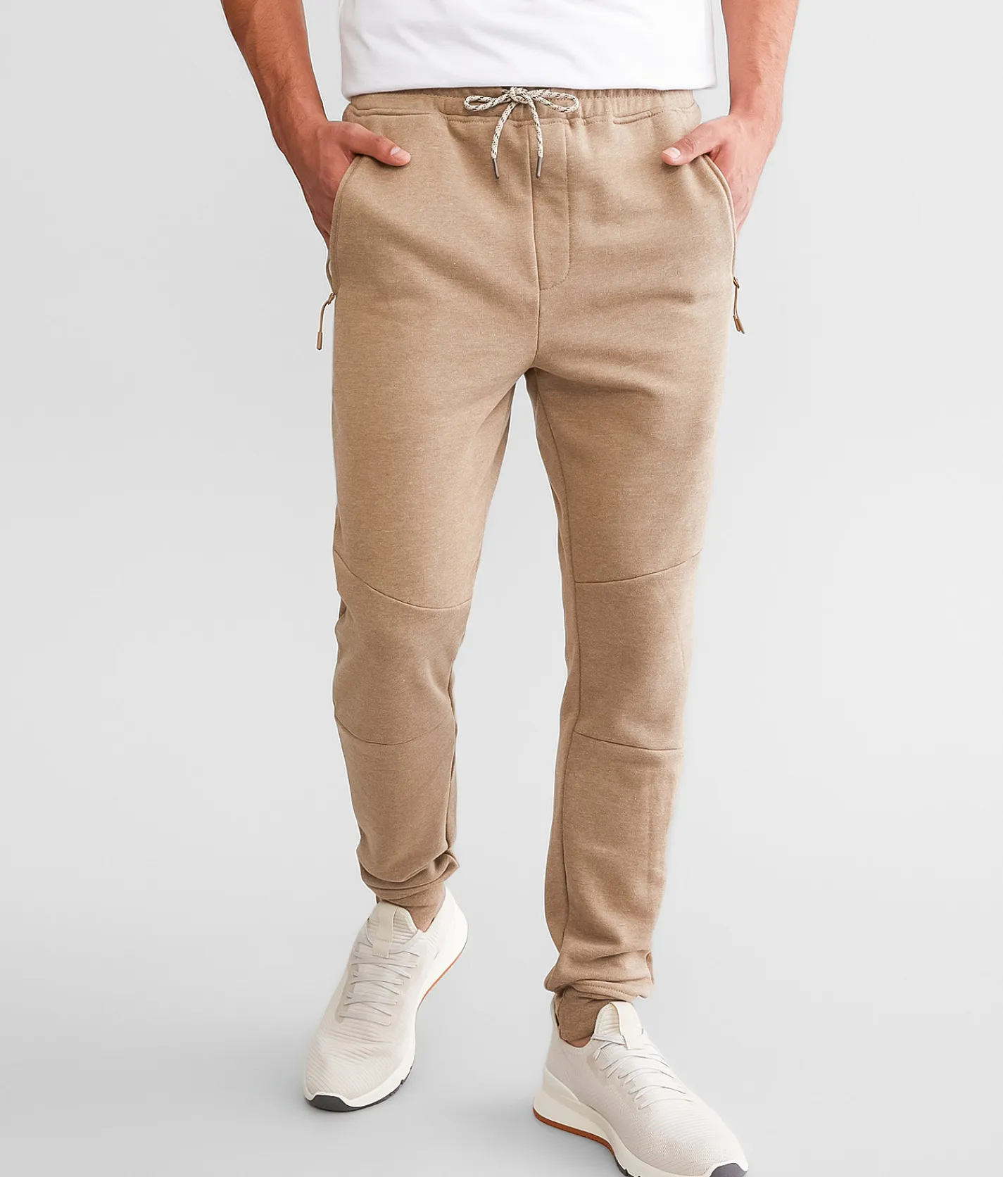 Bottoms|Activewear | Departwest Fleece Jogger Chocolate Brown