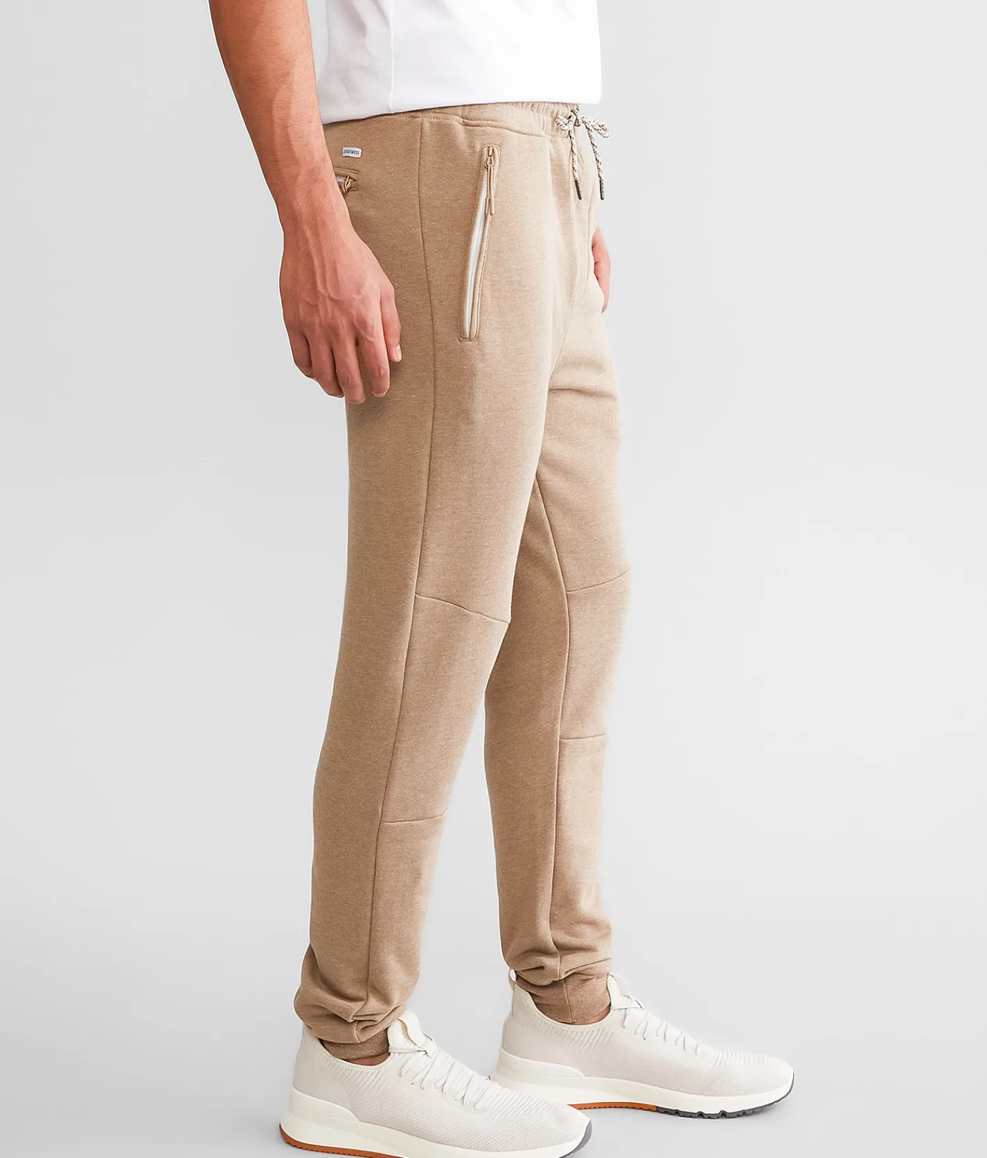 Bottoms|Activewear | Departwest Fleece Jogger Chocolate Brown