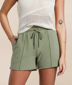 Gilded Intent Fleece Short Oil Green Best