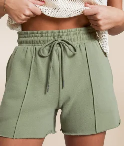 Gilded Intent Fleece Short Oil Green Best
