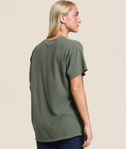 Merch Traffic Fleetwood Mac Band Oversized T-Shirt Laurel Wreath Outlet