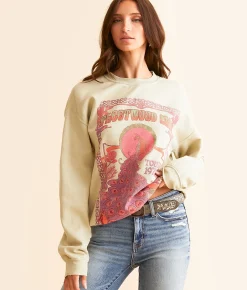 Merch Traffic Fleetwood Mac 1970 Oversized Pullover Cream Sale