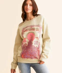 Merch Traffic Fleetwood Mac 1970 Oversized Pullover Cream Sale