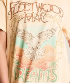 Tops | Merch Traffic Fleetwood Mac Rumors Band T-Shirt Natural