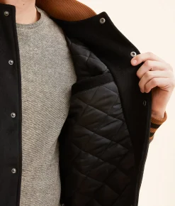 Rock Revival Fleur Varsity Jacket Black Online