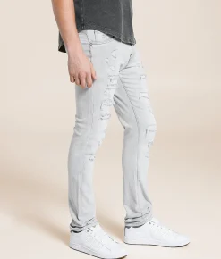 Waimea Flex Skinny Stretch Jean Grey Bleach Hot