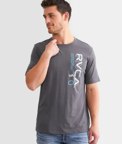 RVCA Flip Vert Combo Sport T-Shirt Slate Hot