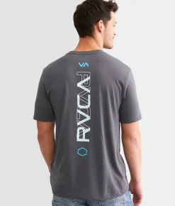 RVCA Flip Vert Combo Sport T-Shirt Slate Hot