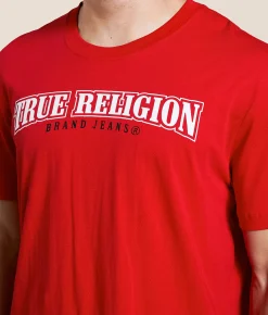 True Religion Flock Buddha T-Shirt Trv Red Online