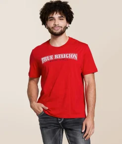 True Religion Flock Buddha T-Shirt Trv Red Online