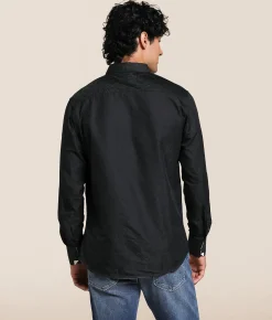J.B. Holt Floral Jacquard Standard Shirt Black Best