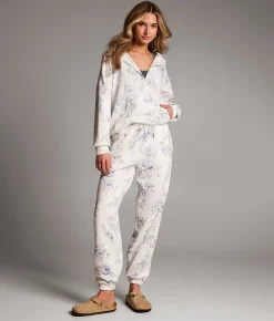 BKE Floral Jogger Blue White Online