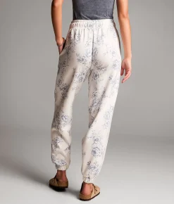 BKE Floral Jogger Blue White Online