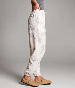BKE Floral Jogger Blue White Online