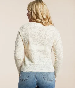 Willow & Root Floral Lace Top Cream Online