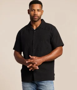 Nova Industries Floral Shirt Black Clearance
