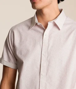 Tops | Departwest Floral Standard Shirt White Light Pink