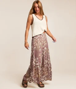 Bottoms | Angie Floral Wide Leg Pant Peppercorn