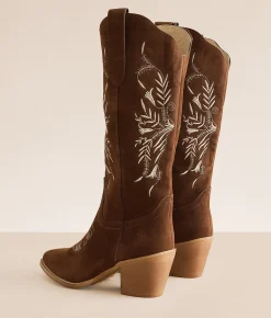 Mi.iM Flora Western Boot Brown Hot