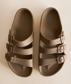 Shoes | Papillio by Birkenstock® Florida EVA Platform Sandal Gray Taupe