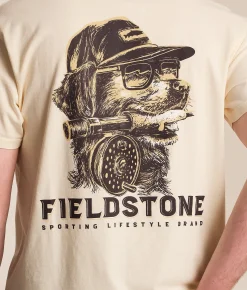 Fieldstone Flyfishing Retriever T-Shirt Ivory Outlet