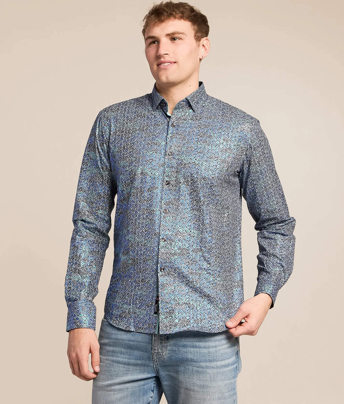 Eight X Foiled Shirt Multi Sale