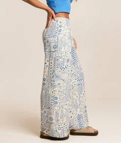 Bottoms | Billabong Follow Me Wide Leg Pant White Cap