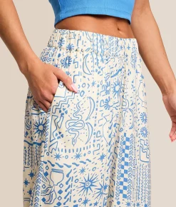 Bottoms | Billabong Follow Me Wide Leg Pant White Cap