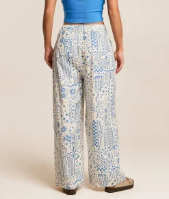 Bottoms | Billabong Follow Me Wide Leg Pant White Cap