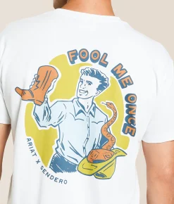 Graphic T-Shirts | Ariat x Sendero Provisions Co. Fool Me Once T-Shirt White
