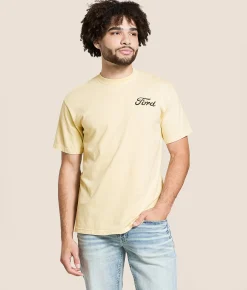 JEDCo Ford American Tradition T-Shirt Ivory New