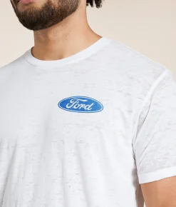 Junkfood Ford Four Wheeling T-Shirt White Online