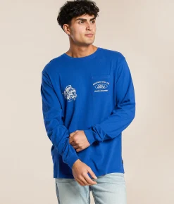 Graphic T-Shirts | Brixton Ford Truck Country T-Shirt Ford Blue
