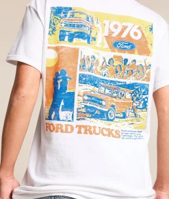 Junkfood 1976 Ford Trucks T-Shirt White Sale