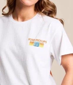 Junkfood 1976 Ford Trucks T-Shirt White Sale