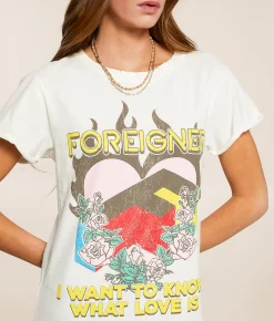 Tops | Odd People Foreigner Band T-Shirt Pearl