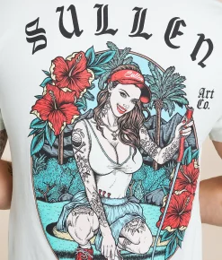 Tops | Sullen Fore Play T-Shirt Hushed Green