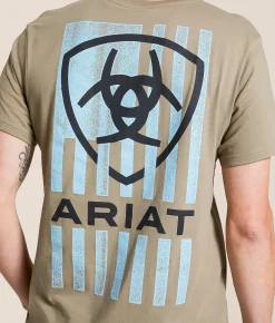 Tops|Graphic T-Shirts | Ariat Forged Freedom Shield T-Shirt Fallen Rock