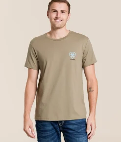 Tops|Graphic T-Shirts | Ariat Forged Freedom Shield T-Shirt Fallen Rock