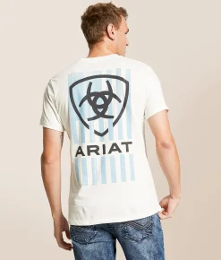 Ariat Forged Freedom Shield T-Shirt Antique White