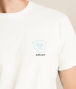 Ariat Forged Freedom Shield T-Shirt Antique White