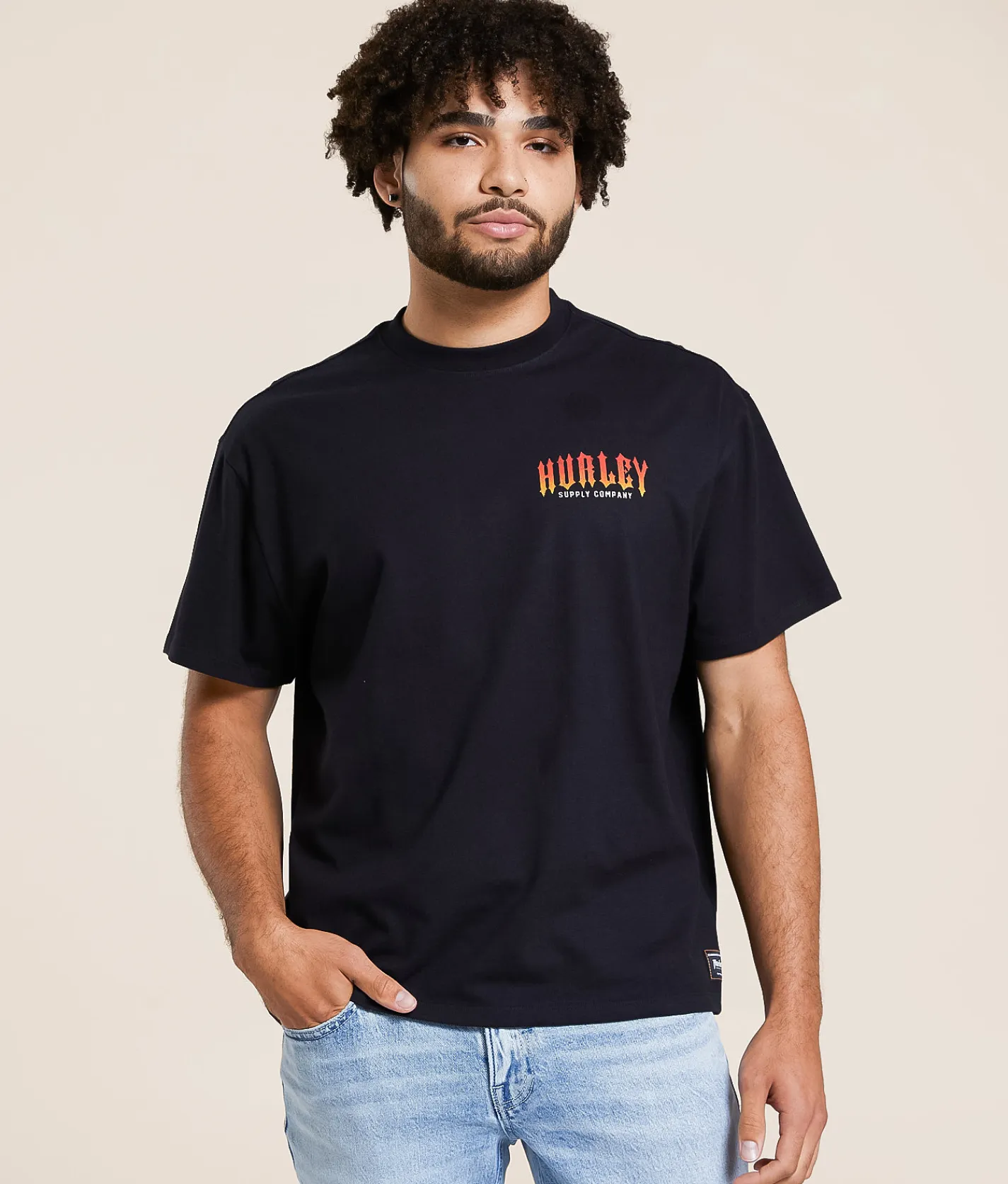 Graphic T-Shirts | Hurley Forged T-Shirt Black