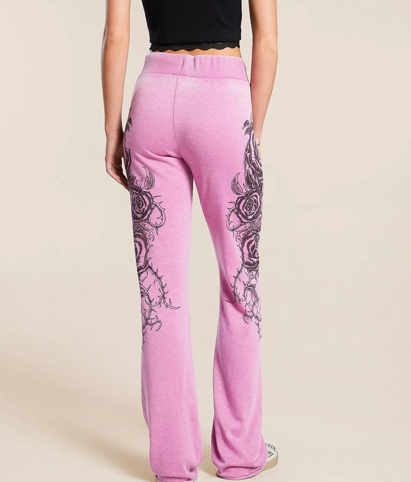 Affliction Forgotten Sweatpant Pink Clearance