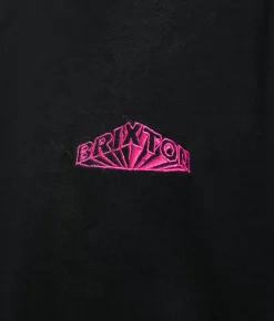 Brixton Forman T-Shirt Black Worn Wash