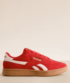 Shoes|Activewear | Reebok® Forte Lounge Leather Sneaker Red White Gum
