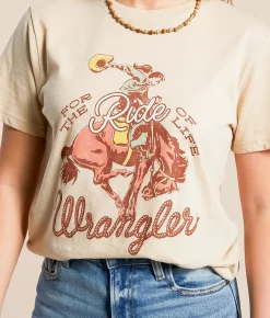 Tops | Wrangler® For The Ride Of Life T-Shirt Cement Heather