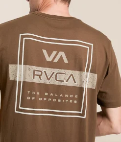 Tops|Graphic T-Shirts | RVCA Forward T-Shirt Bombay Brown