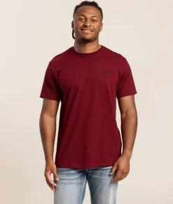Ariat Founding Flag Skull T-Shirt Cabernet Best